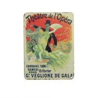 Magnet déco en métal Théatre de l'Opéra 6x8
